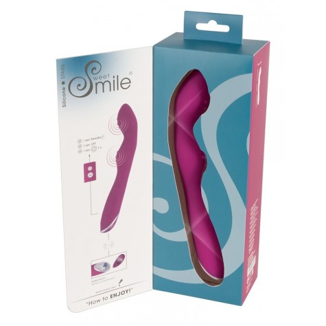 Фиолетовый вибратор A & G-Spot Vibrator - 23,5 см.